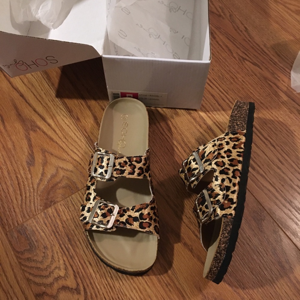 Leopard print Sandals - Picture 2 of 3